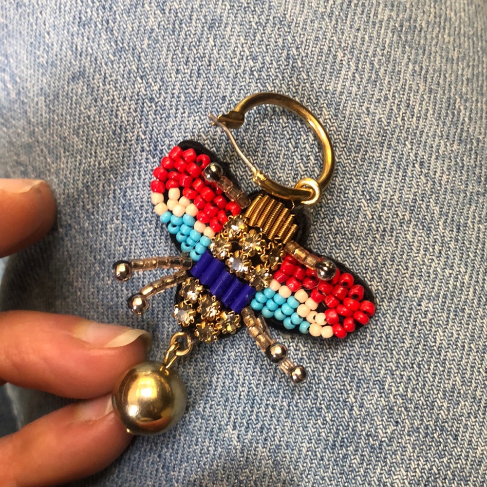 J. Crew Dragonfly Earrings